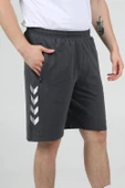 Hummel Armin Pamuklu Cepli Kamp Şortu Antrasit thumbnail 4