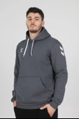 Hummel Armin Pamuklu Hoodie Antrasit thumbnail 4