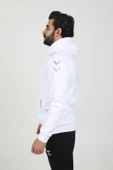 Armin Pamuklu Hoodie Beyaz thumbnail 5