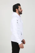 Armin Pamuklu Hoodie Beyaz thumbnail 6