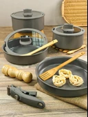 BELARIVA EASY COOK ANTRASIT 8 PRC TENCERE SET thumbnail 2