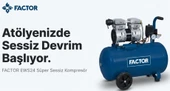 Factor Hava Komprasörü 24 LT Sessiz EWS24 thumbnail 1