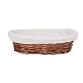 Hasır Bezli Oval Sepet 20 cm (ES-2015) thumbnail 2