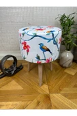 decosense Çiçekli Puf Bench Oturak Tabure koltuk thumbnail 1