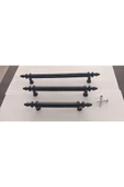 SERT POLİMER 160 MM SİYAH BORU KULP MUTFAK DOLAP thumbnail 3