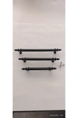 SERT POLİMER 128 MM SİYAH BORU KULP MUTFAK DOLAP thumbnail 2