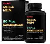 GNC Mega Men 50 Plus Multivitamin 120 Tablet thumbnail 1