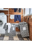 IKEA KNALLA çanta, siyah-beyaz, 47 lt thumbnail 6