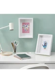 IKEA Sannahed 21x30 Cm A4 Beyaz Çiçek Konabilen Derin Kutu Çerçeve Ahşap Fotoğraf Resim Çerçevesi thumbnail 2