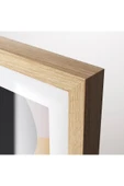IKEA RÖDALM Meşe 21x30 cm A4 Ebat Kalın Kenarlı Paspartulu Derinlikli Ahşap Fotoğraf Resim Çerçevesi thumbnail 2