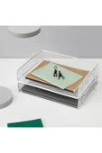 IKEA Drönjöns Evrak Rafı, Beyaz thumbnail 5