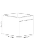 IKEA kutu, beyaz, 33x38x33 cm thumbnail 6
