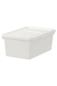 IKEA Sockerbıt Kapaklı Kutu, Beyaz thumbnail 3