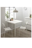 IKEA Adde plastik sandalye, Beyaz thumbnail 3