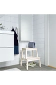 IKEA BEKVAM BASAMAKLI MUTFAK TABURE MERDİVEN BEYAZ thumbnail 4