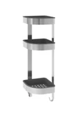IKEA BROGRUND Duş Sepeti, Paslanmaz, Çelik, 19x58 cm thumbnail 2