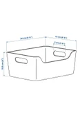 IKEA Uppdatera Kutu Yeşil 24x17 Cm thumbnail 2