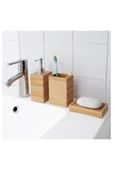 IKEA Dragan Bambu Dekoratif Katı Sabunluk thumbnail 2