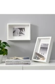 IKEA Sannahed 21x30 Cm A4 Beyaz Çiçek Konabilen Derin Kutu Çerçeve Ahşap Fotoğraf Resim Çerçevesi thumbnail 3