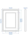 IKEA RÖDALM Meşe 13x18 cm Kalın Kenarlı Paspartulu Derinlikli Ahşap Fotoğraf Resim Çerçevesi thumbnail 5