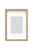 IKEA RÖDALM Meşe 21x30 cm A4 Ebat Kalın Kenarlı Paspartulu Derinlikli Ahşap Fotoğraf Resim Çerçevesi thumbnail 1