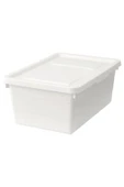 IKEA Sockerbıt Kapaklı Kutu, Beyaz thumbnail 1