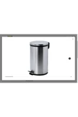 IKEA Snörpa Çöp Kutusu, Paslanmaz Çelik, 5 Lt thumbnail 4