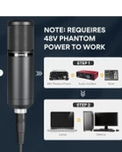 MAONO Condenser Stüdyo Mikrofonu Full Paket thumbnail 4
