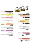 Baby Worm 5,2cm Floating LRF Silikonu  Rainbow thumbnail 1