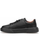 Lufian Tommy Siyah Erkek Deri Sneaker thumbnail 3