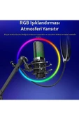 X3R RGB USB Condenser Profesyonel Mikrofon thumbnail 7