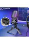 A68 RGB USB Condenser Gamer Mikrofon thumbnail 4