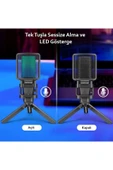 A68 RGB USB Condenser Gamer Mikrofon thumbnail 3