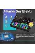 P16 RGB Profesyonel Stüdyo Mikrofon Mikser thumbnail 5