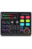 P100 RGB Profesyonel Stüdyo Mikrofon Mikser thumbnail 1