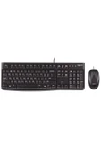 Logitech Mk120 Kablolu Q Klavye-mouse Set Siyah thumbnail 1