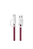 M-data 2in1 Type-c Micro Usb Şarj Data Kablosu thumbnail 1