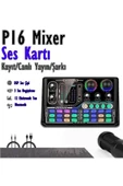 P16 RGB Profesyonel Stüdyo Mikrofon Mikser thumbnail 3