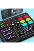 P100 RGB Profesyonel Stüdyo Mikrofon Mikser thumbnail 5