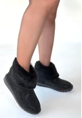 Linka Siyah Süet Siyah Boncuk İşlemeli Bot thumbnail 3
