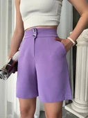 Düğmeli şort thumbnail 1