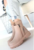 Menta Nude Cilt Fermuar Aksesuarlı Bot thumbnail 3