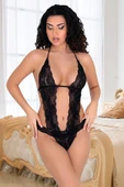 Siyah Dantelli Bodysuit - 939 thumbnail 2