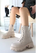 Flona Bej Cilt Bağcıklı Bot thumbnail 2