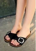 Zooy Siyah Nubuk Terlik thumbnail 3