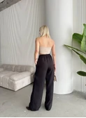 Flamlı kahve pantolon thumbnail 3