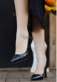 Ulba Siyah Rugan Stiletto Ayakkabı thumbnail 3