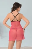 Pembe Tül Gecelik - 654 thumbnail 4