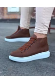 Taba Bağcıklı Sneakers Yarım Bilek Bot thumbnail 1