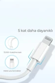 Abatech Lightning To USB Type C 20W Hızlı Şarj Iphone Uyumlu Data Kablosu thumbnail 2